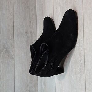 Stuart Weitzman Women Ankle Leather Heels Boots shoes sz 7.5N